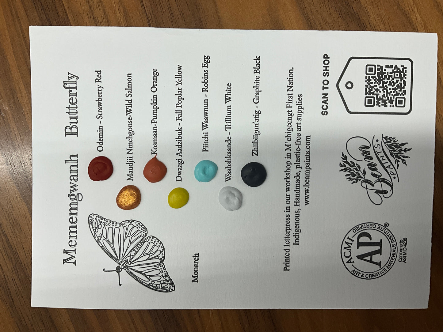 Beam Paint Cards - Paintables and Palette