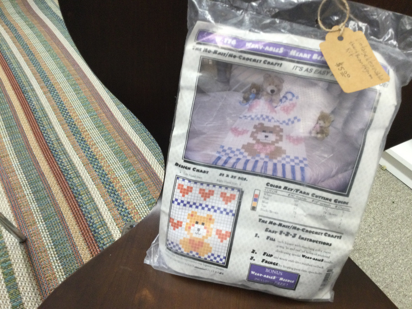 Wearable Heart Bear Afghan Kit