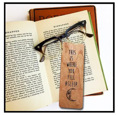 This Is Where You Fall Asleep Bookmark