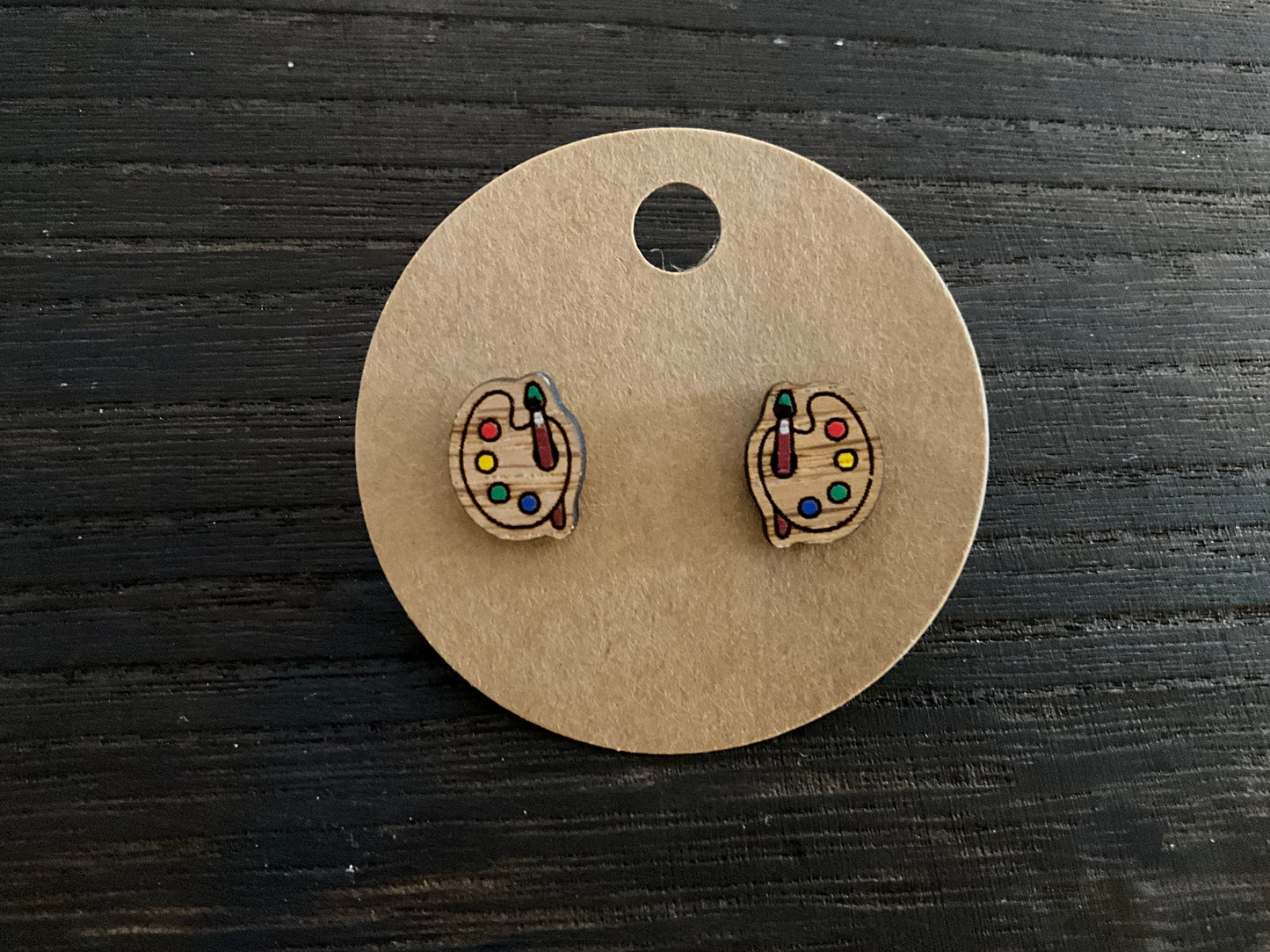 Mango Leaf Trading Stud Earrings
