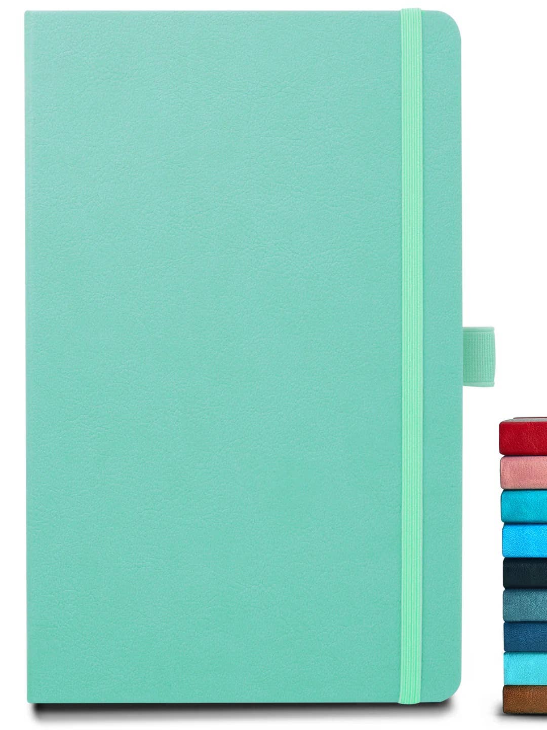 8.50 x 5.50in - A5 Notebooks - Vegan Leather - LINED