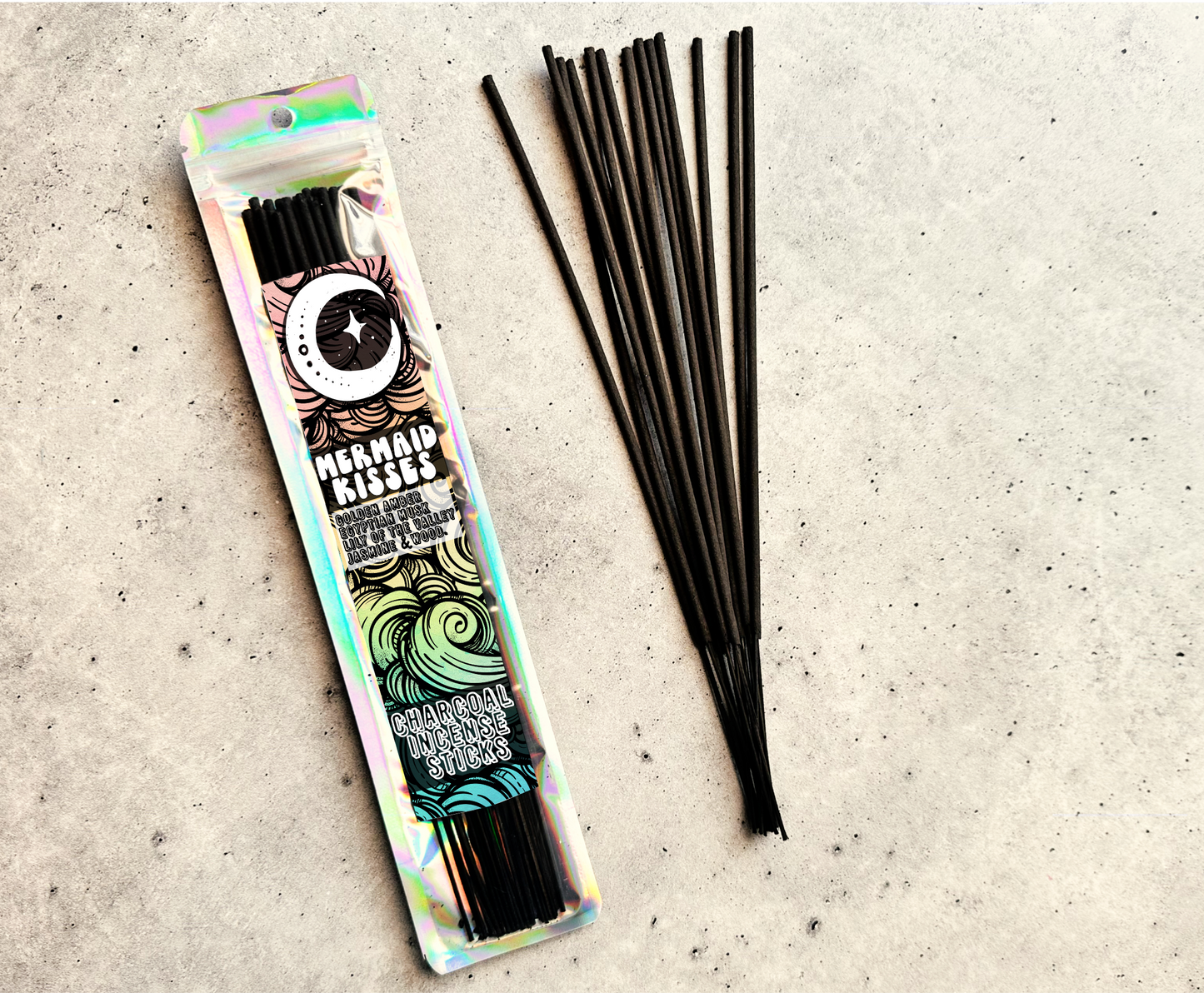 Mermaid Kisses | 9 Inch Incense Stick | Charcoal Incense