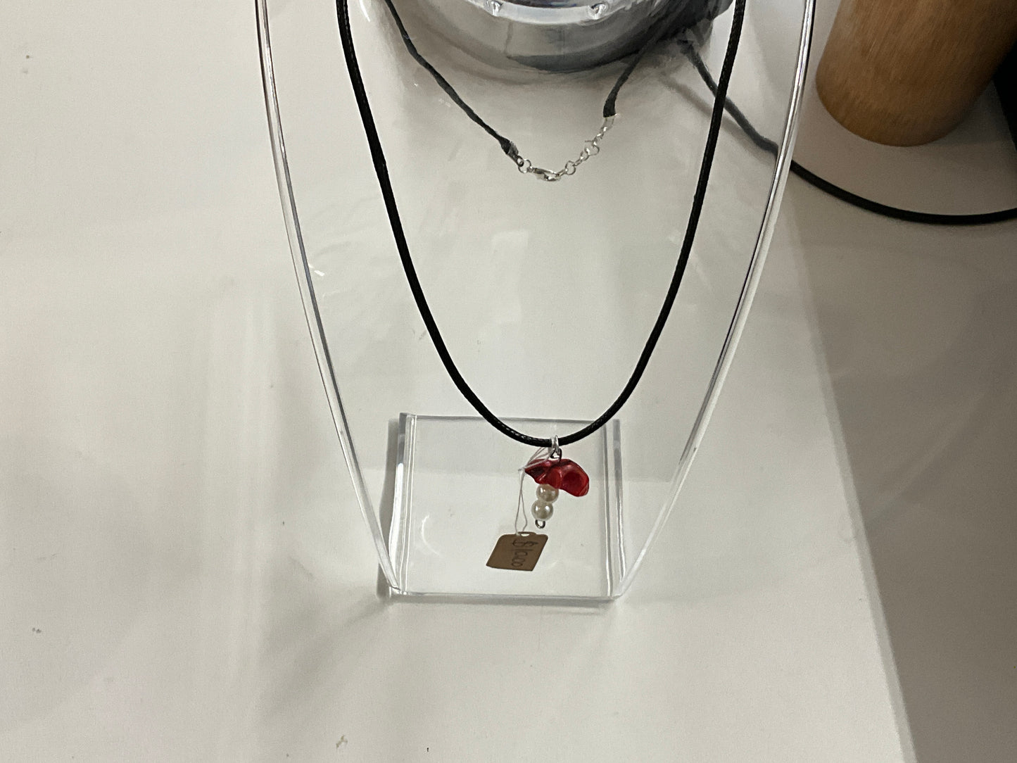 Mushroom necklace