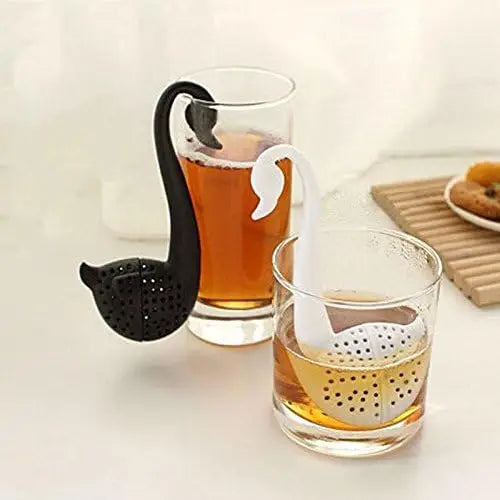 Swan-Shaped Tea Filter - Elegant Partical Colander & Infuser