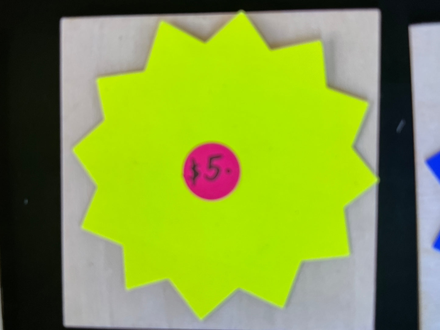 Beads & jewelry sale, pink tag