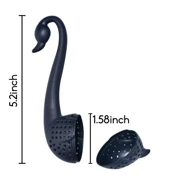 Swan-Shaped Tea Filter - Elegant Partical Colander & Infuser