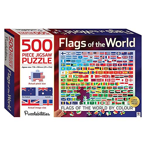 Flags of the World: 500 Piece Jigsaw Puzzle (Puzzlebilities)