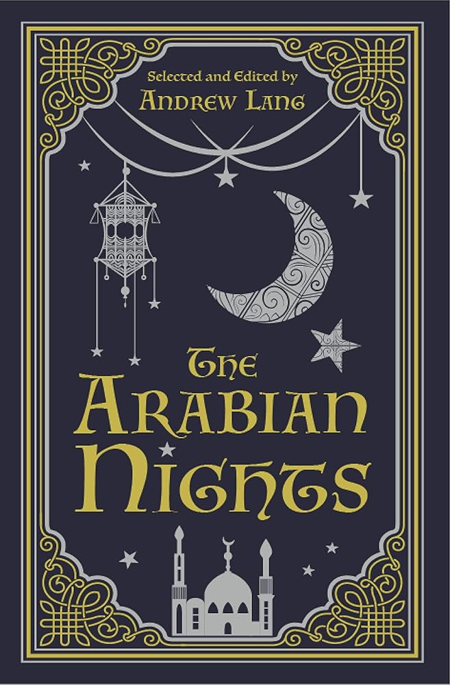 The Arabian Nights, Classic Middle Eastern Folk Tales, (Aladdin, Ali Baba and the Forty Thieves), Ribbon Page Marker, Perfect for Gifting cover image