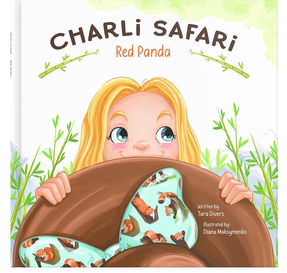 Charli Safari Red Panda Children's Book, Ages 2-7, Wildlife Conservation cover image
