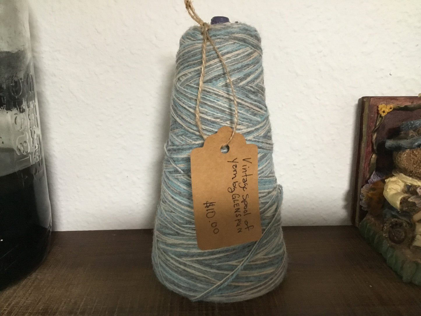Vintage spool of yarn by GLENSPUN