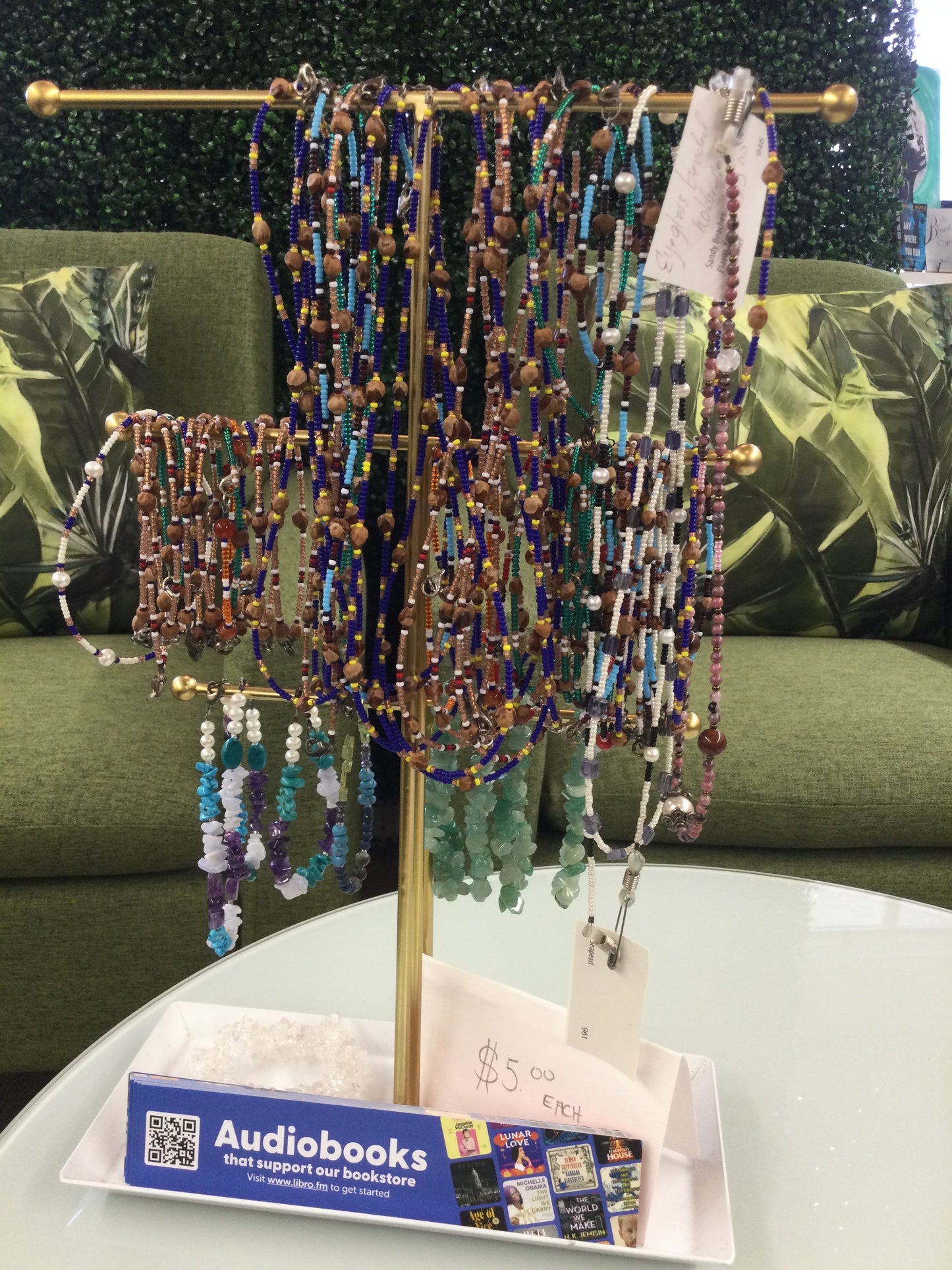 Seed bead necklaces
