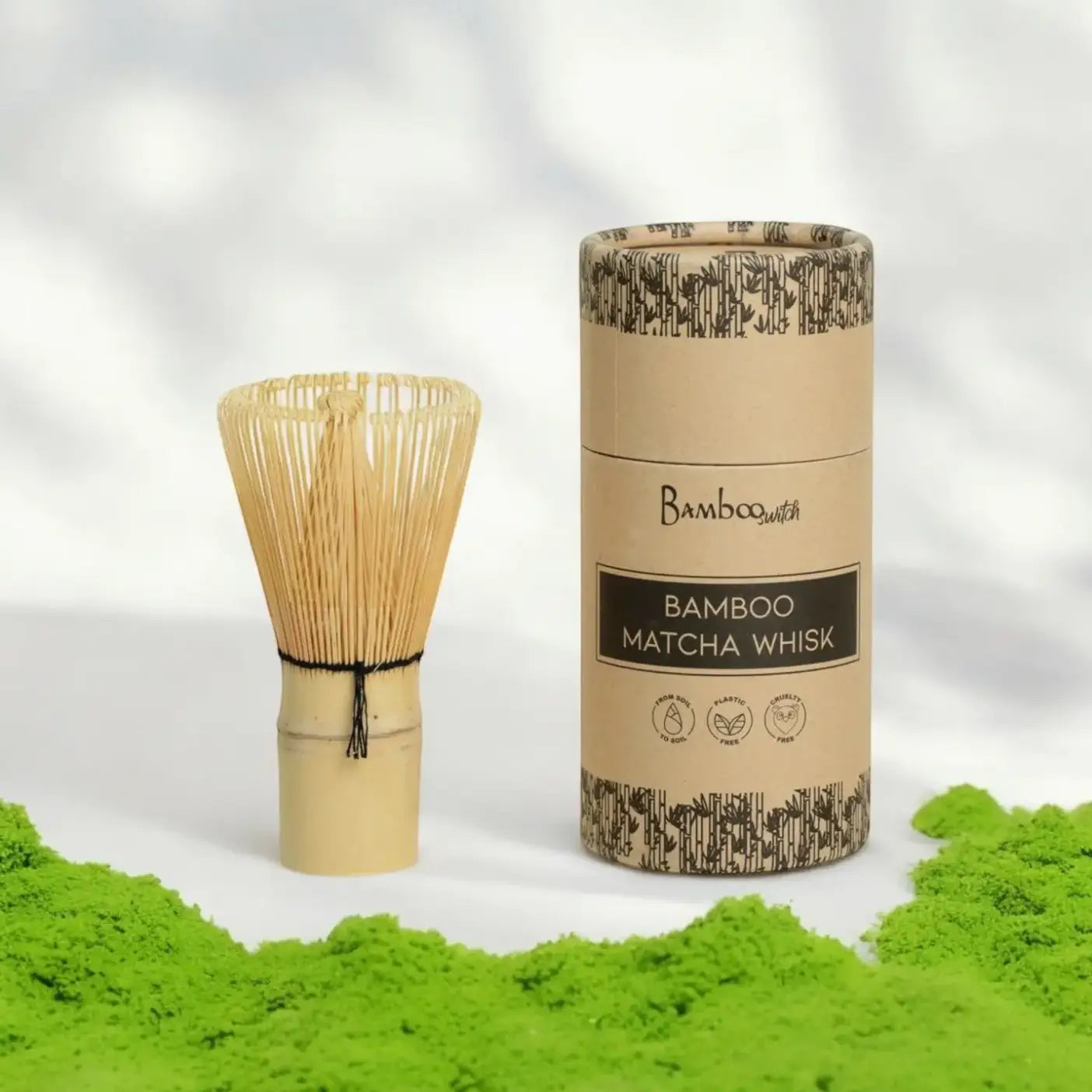 Bamboo Matcha Whisk and Holder Set