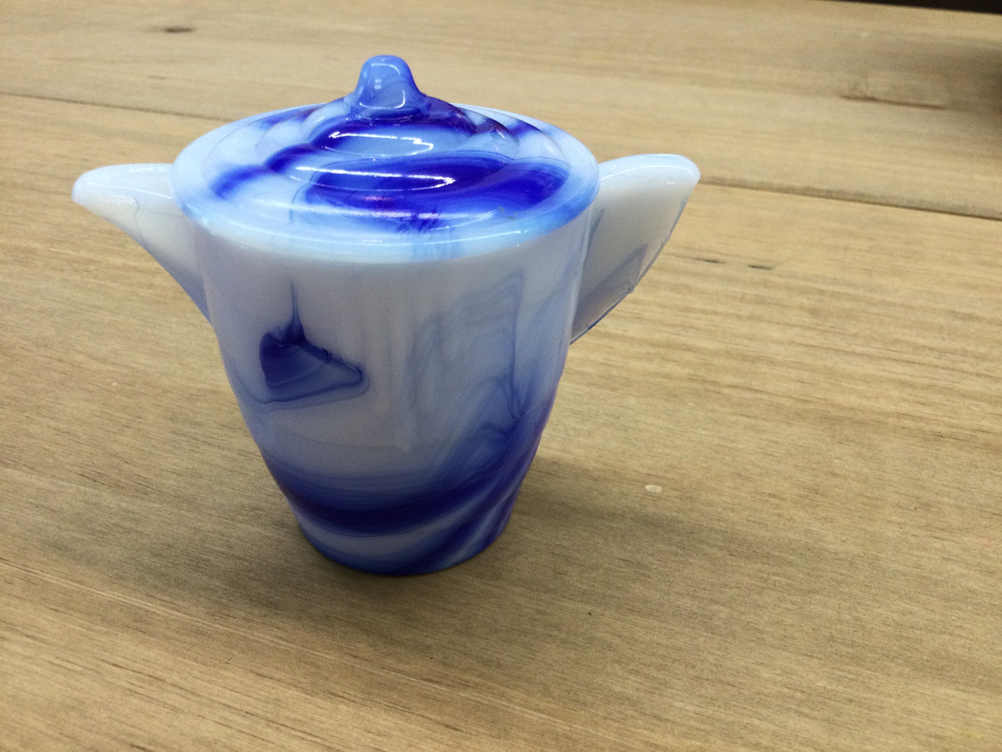 Akro Agate Slag Glass Child’s Tea Set