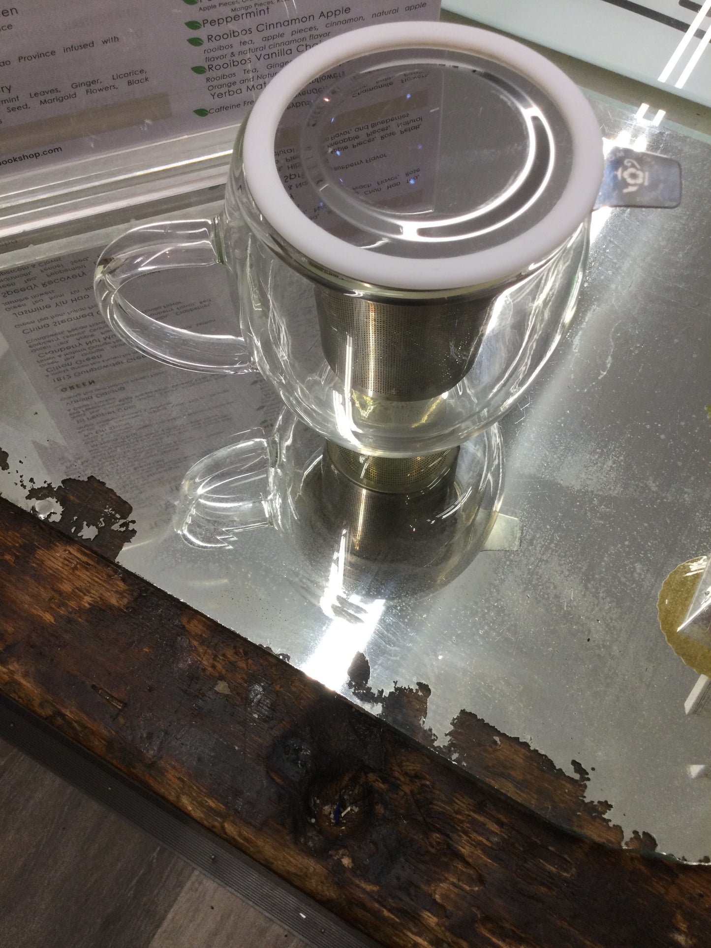 Tea bloom Mug and Tea Infuser