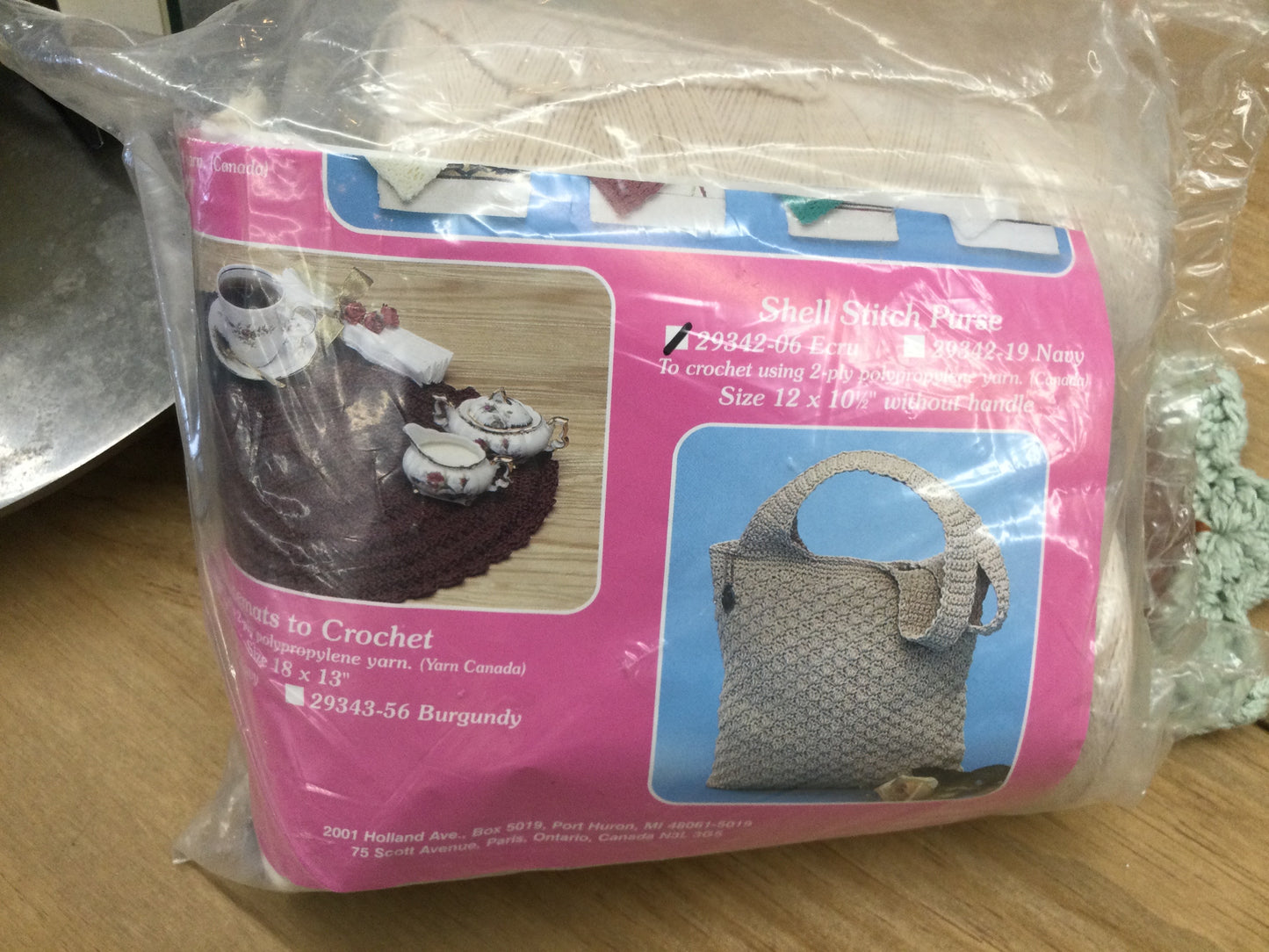 Vintage Shell Stitch Purse Kit