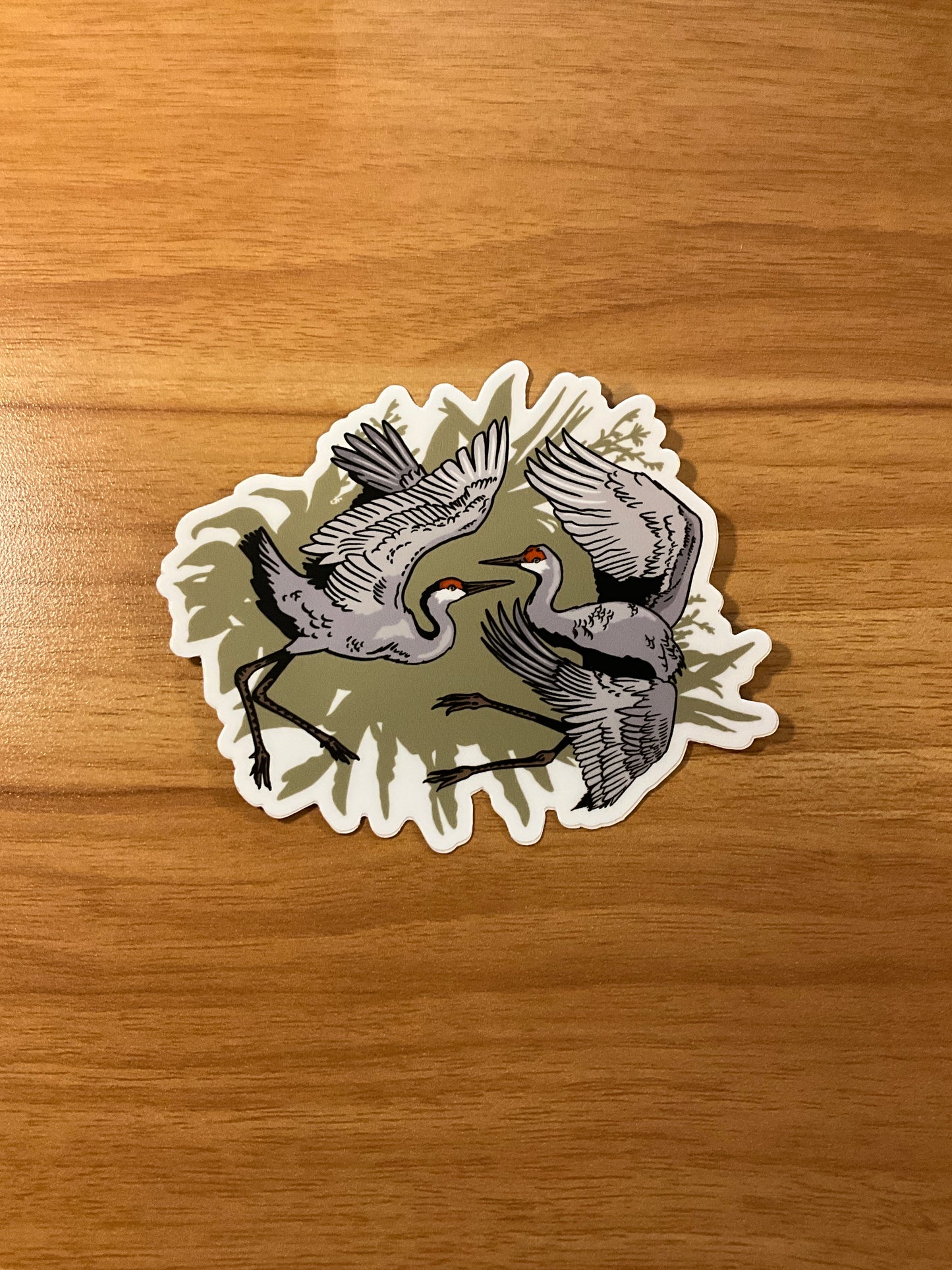 Dancing Cranes by Freehand Goods