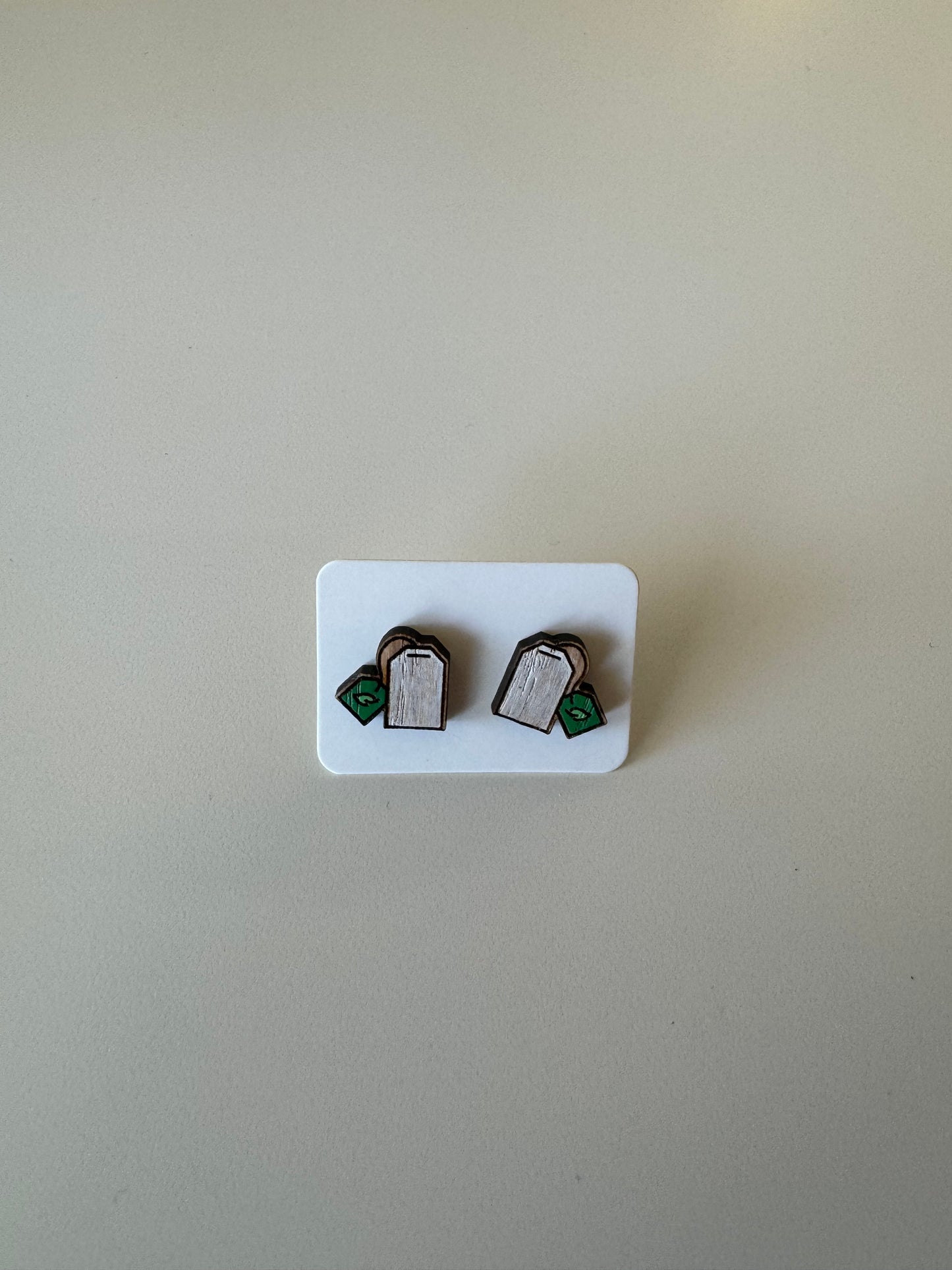 Mango Leaf Trading Stud Earrings