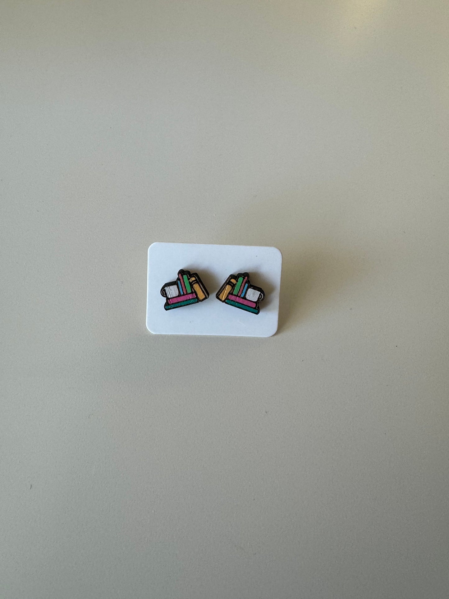 Mango Leaf Trading Stud Earrings