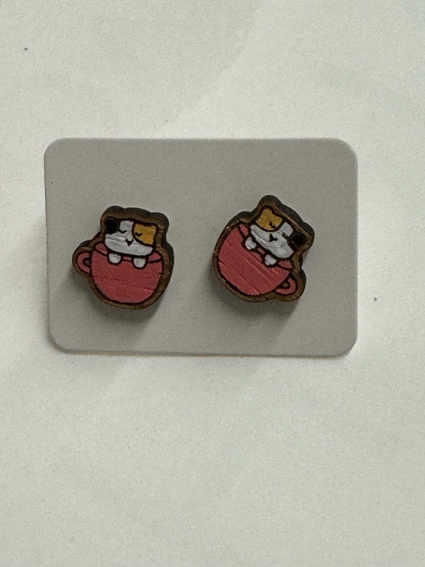 Mango Leaf Trading Stud Earrings