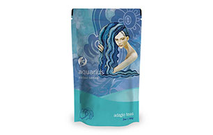 Black tea infused with hazelnut and vanilla flavors will fuel Aquarius' inventive thinking and lively conversations. Aquarians are visionaries and offbeat intellectuals who love to exchange ideas with friends, preferably over a strong cup of tea. This aromatic blend stimulates the senses, while bits of cocoa nibs and blue cornflowers satisfy Aquarius' thirst for the unusual.