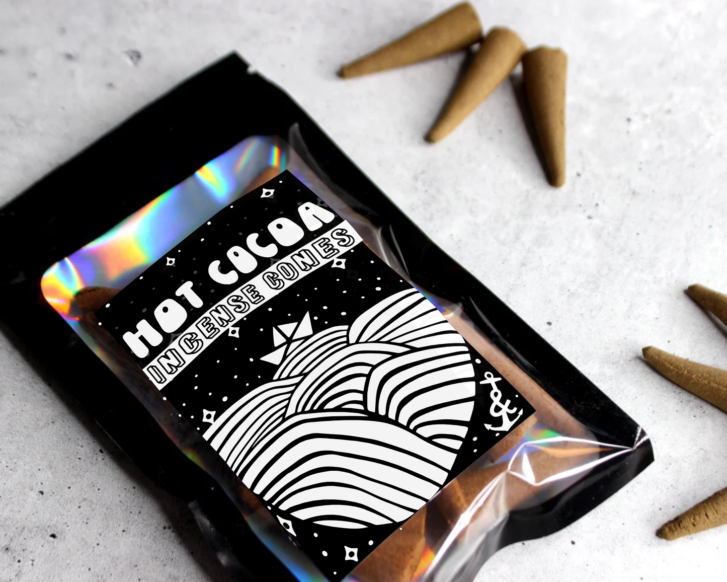 Hot Cocoa Incense Cones | Hand poured | Food Scents