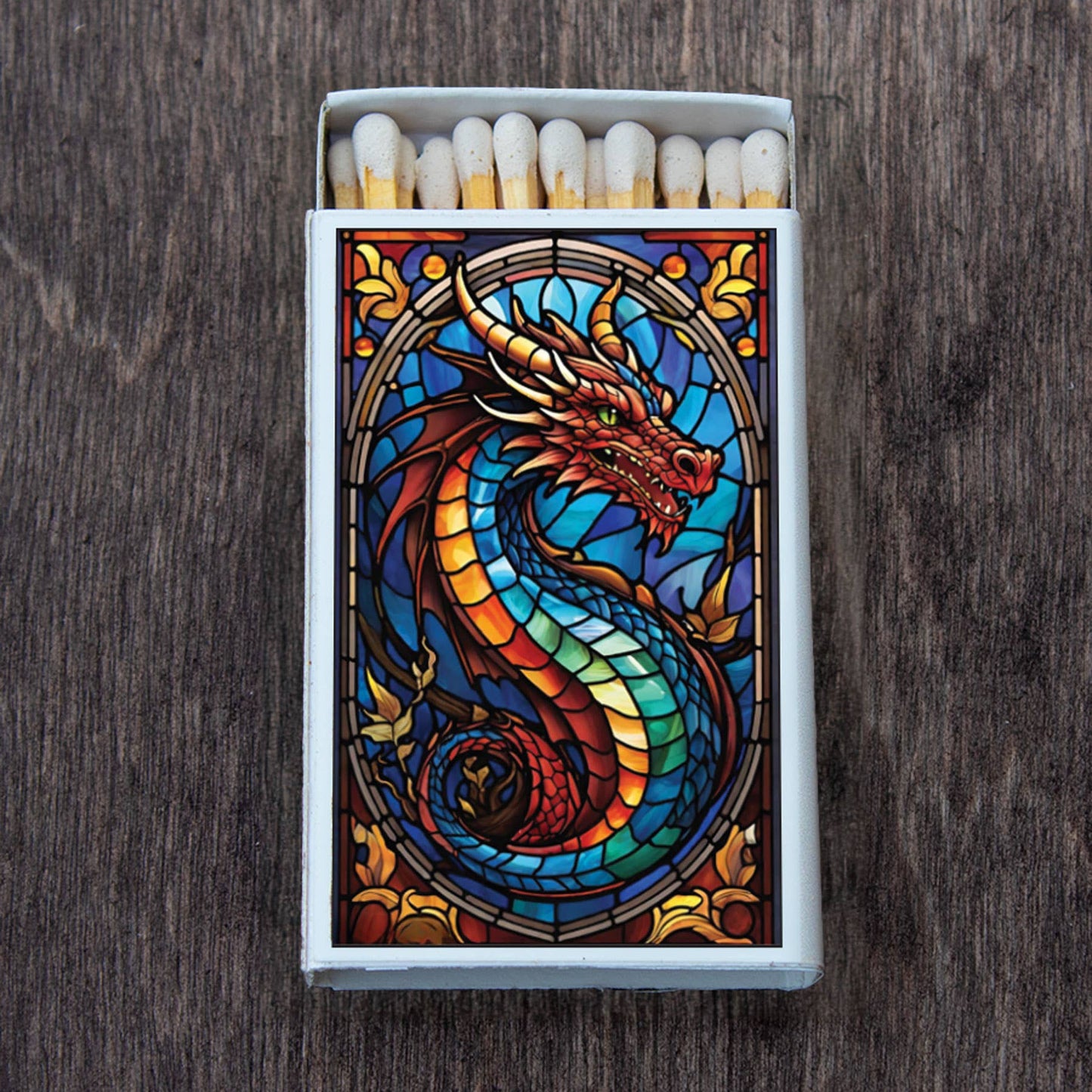 Dragon Small Matchbox • Fantasy Decorative Matches •