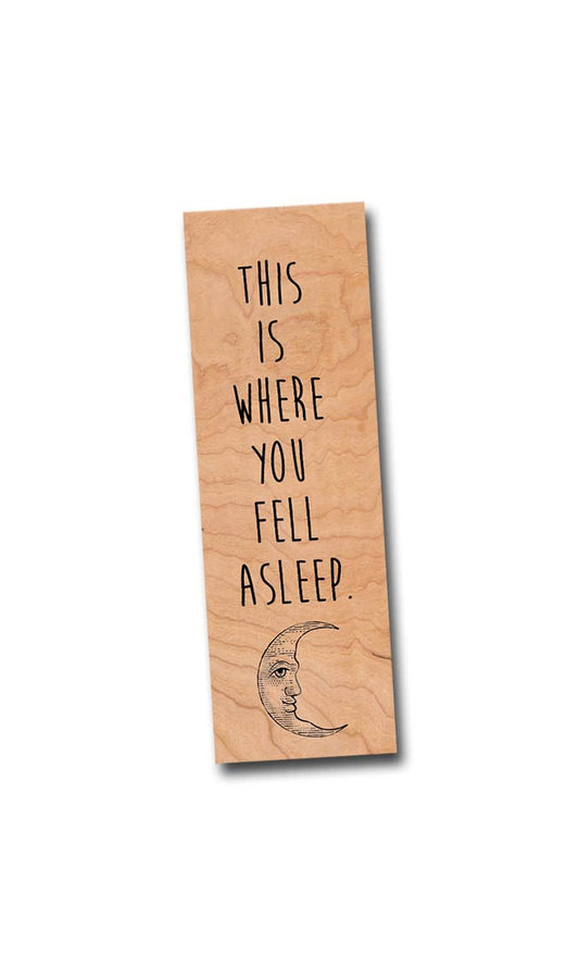 This Is Where You Fall Asleep Bookmark