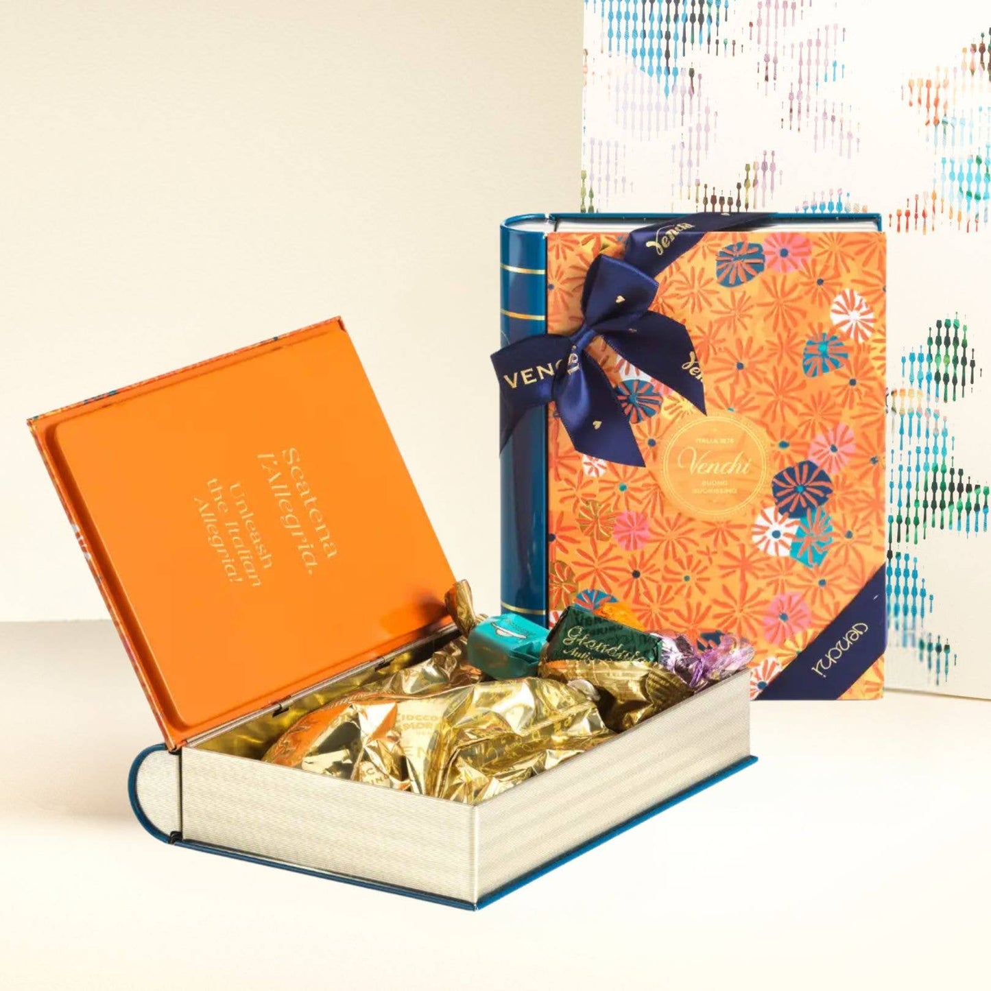 Murrine Large Book Box - Assorted Gourmet Italian Chocolate