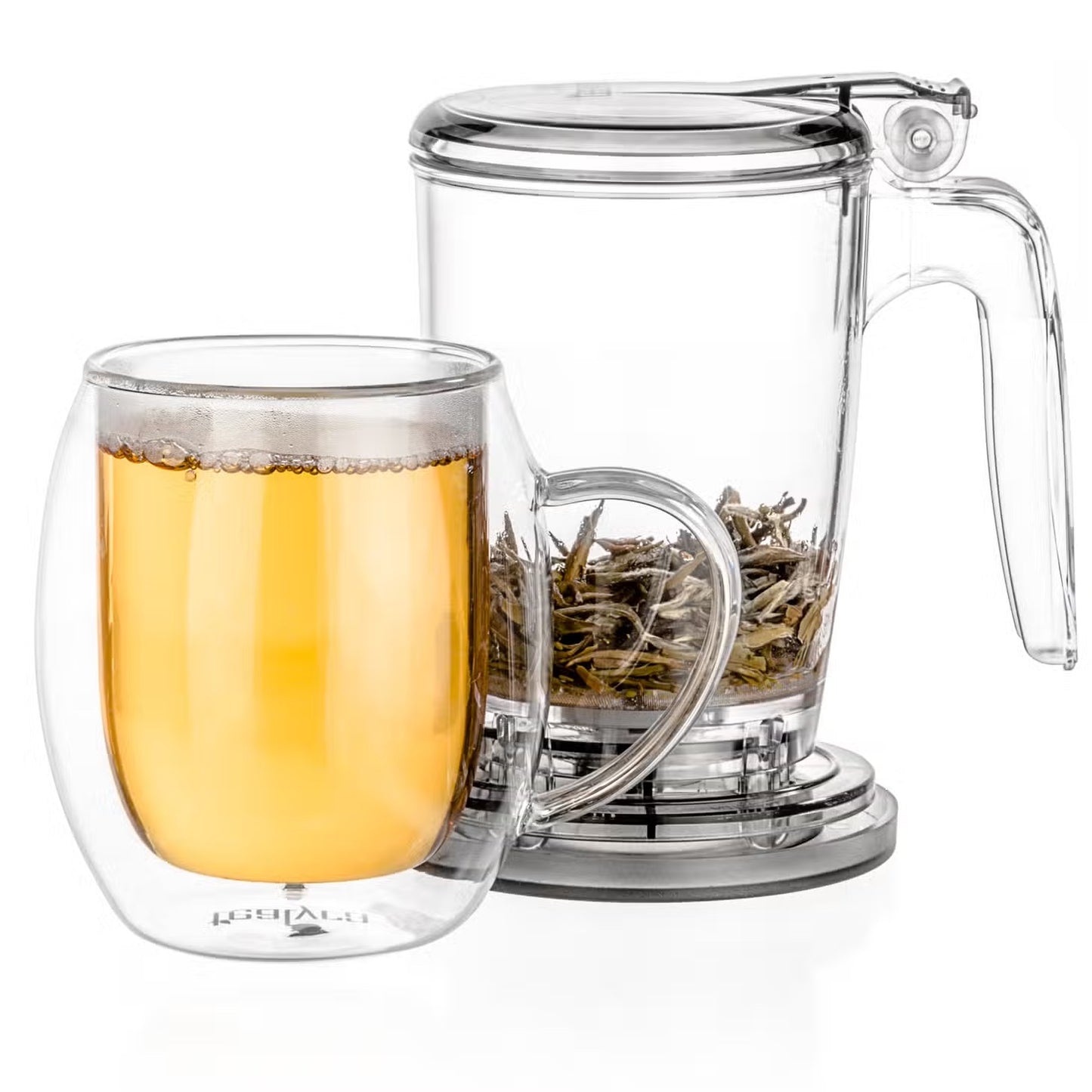 Rapidtea Maker 16oz - Loose Tea Teapot, Bottom Dispensing