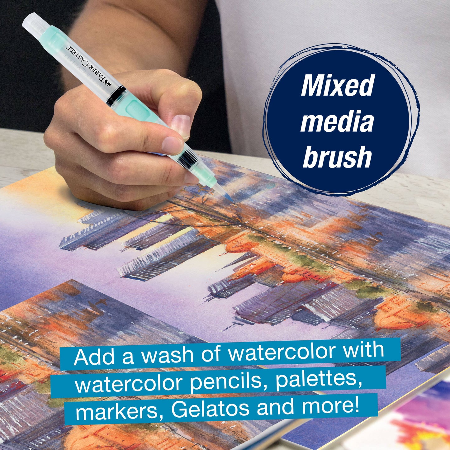 Deluxe Refillable Artists' Water Paint Brush