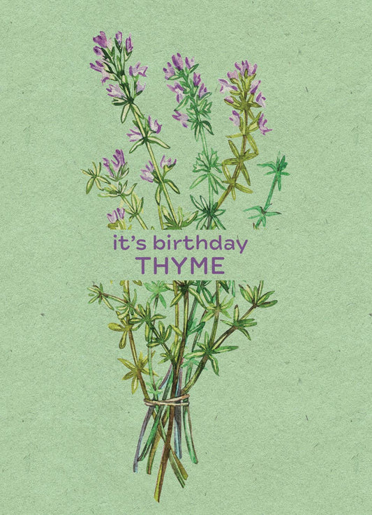 It's Birthday Thyme - Thyme Seed Packets