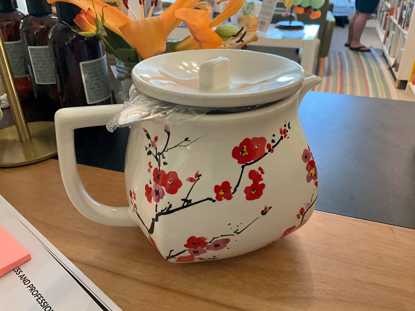 Cherry Blossom Tea Pot Kettle