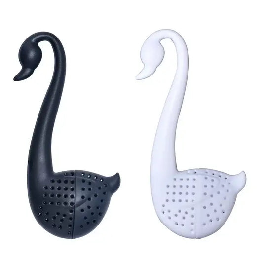 Swan-Shaped Tea Filter - Elegant Partical Colander & Infuser