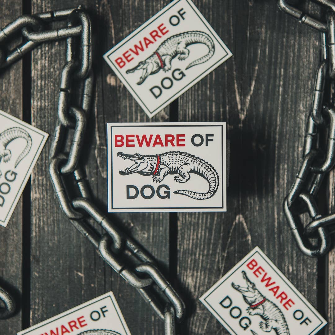 Freehand Goods - Beware of Dog Sticker