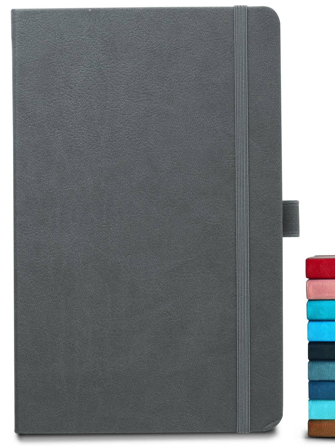 8.50 x 5.50in - A5 Notebooks - Vegan Leather - LINED