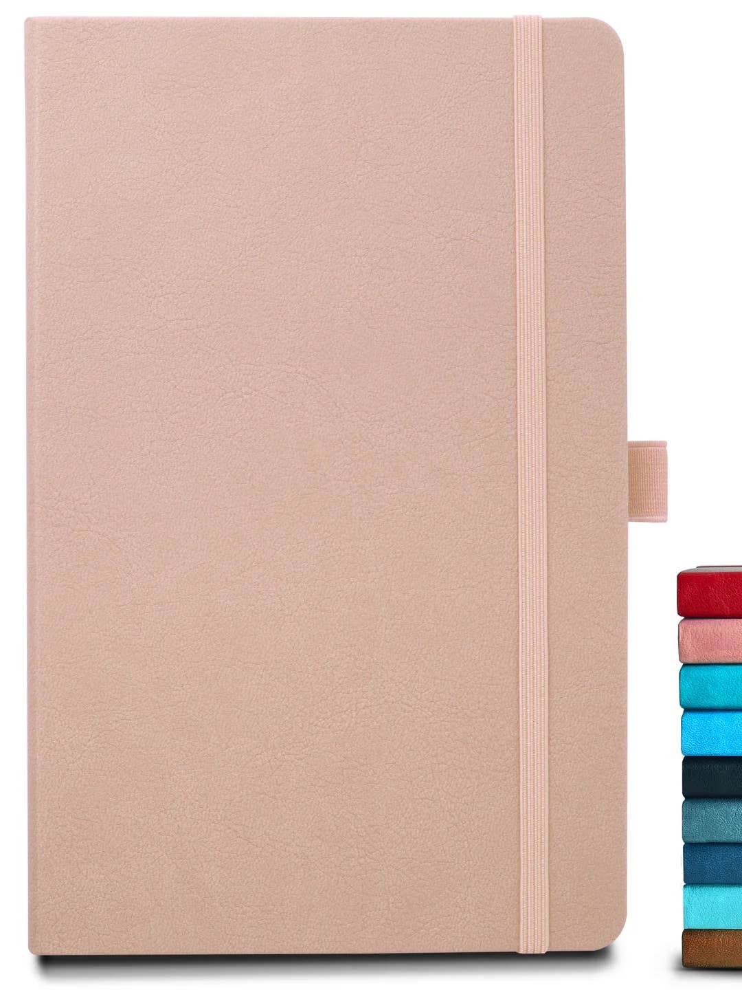 8.50 x 5.50in - A5 Notebooks - Vegan Leather - LINED