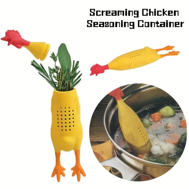 Chicken Silicone Herb and Tea Infuser