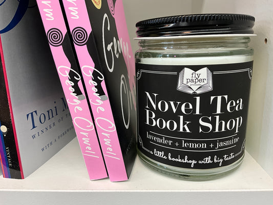 Novel Tea Book Shop Candle - Book Lover Scent