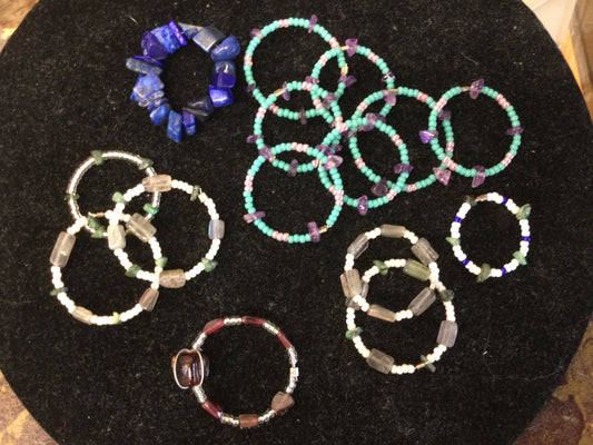 Seed Bead Rings