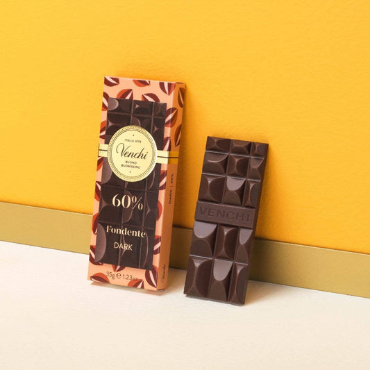 Mini 60% Dark Chocolate Bar -  Italian Gourmet Chocolate