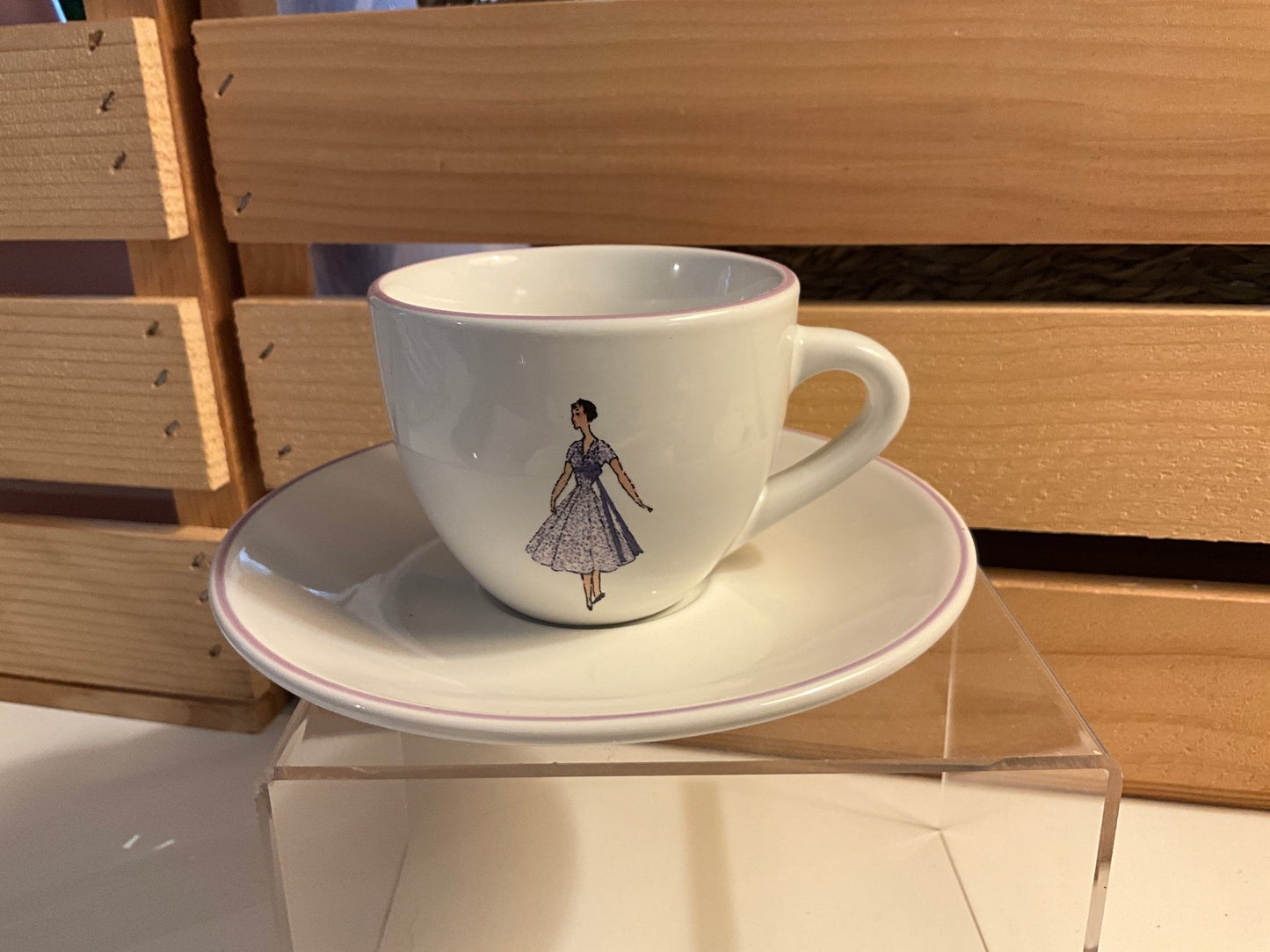 Ooh La La trio teacup set