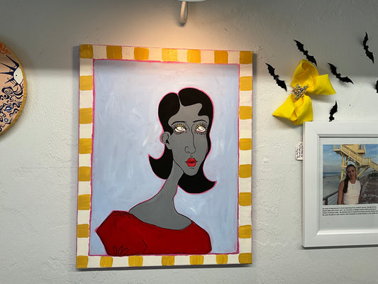 Abstract Woman Painting