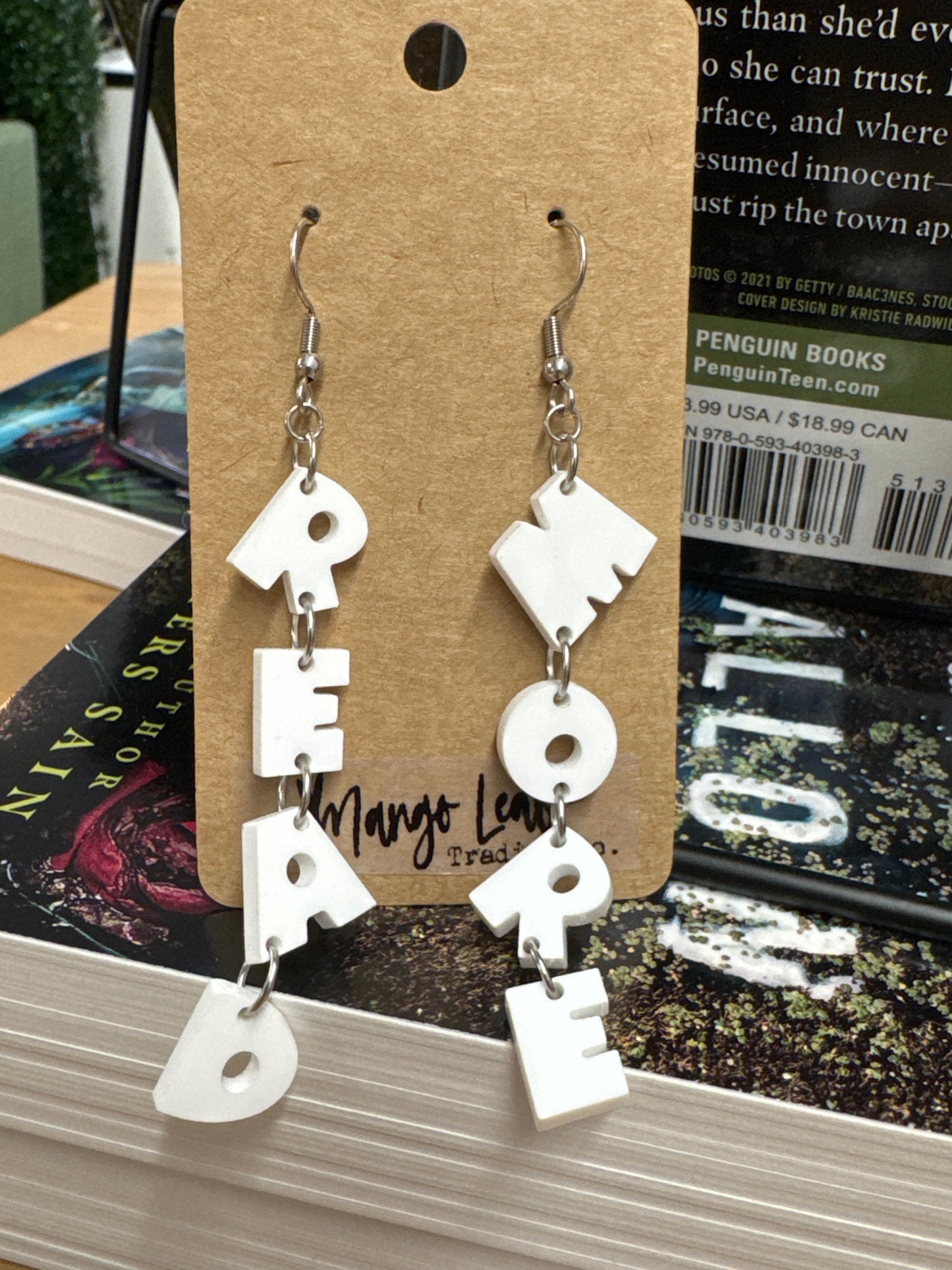 Mango Leaf Trading Dangle Earrings