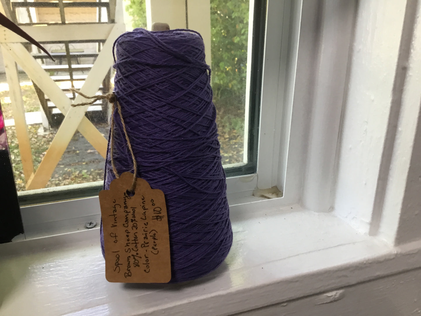 Spool of Vintage Brown Sheep Co. Yarn