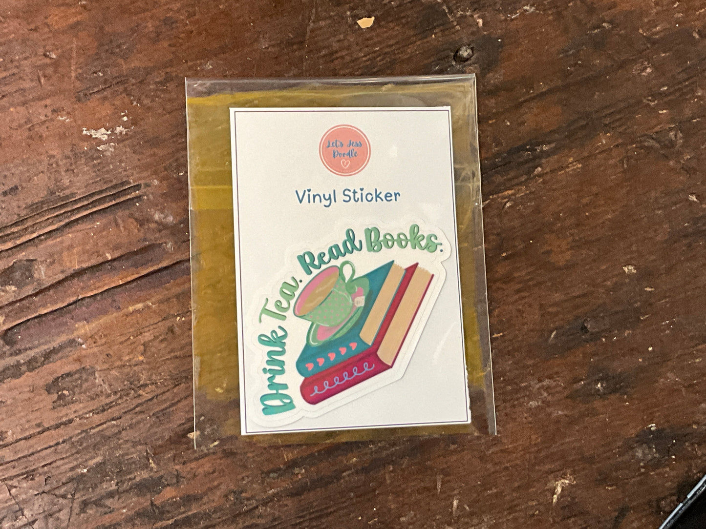 Let’s Jess Doodle Vinyl Sticker