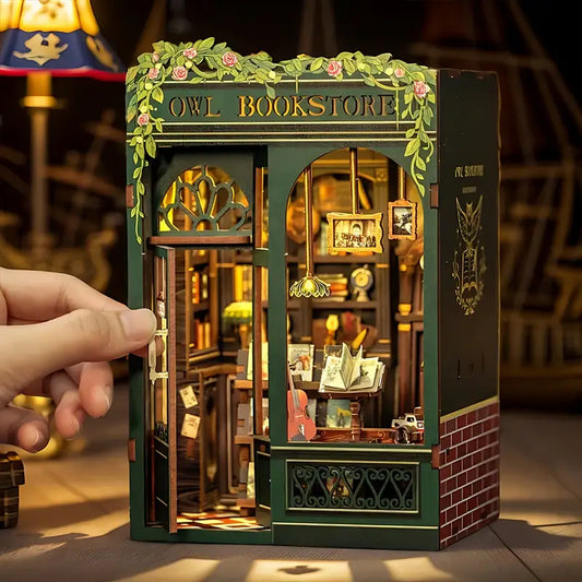Owl Bookstore DIY Book Nook Kit