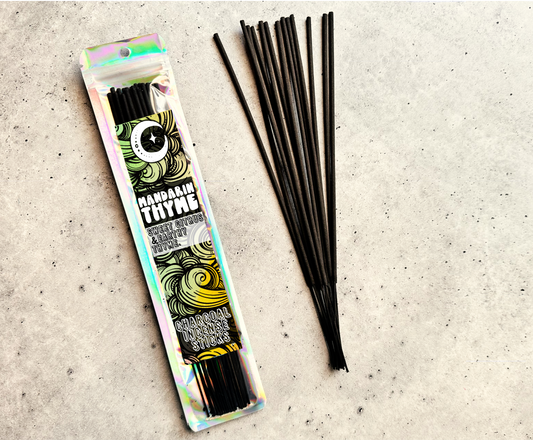 Mandarin Thyme  | 9  Inch Incense Stick | Charcoal Incense