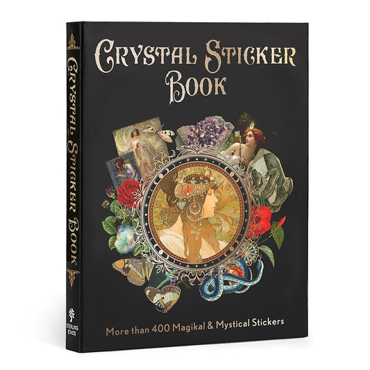 Crystal Sticker Book: More than 400 Magickal & Mystical Stickers (Mystical Sticker Book) cover image