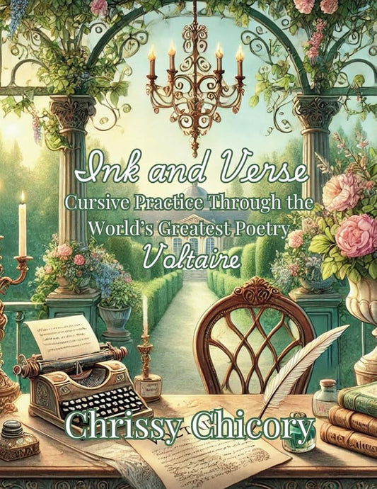 Ink and Verse, Voltaire: Cursive Practice Through the World’s Greatest Poetry cover image