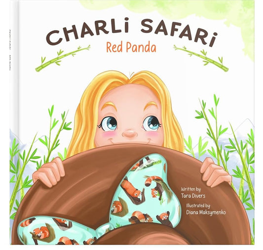 Charli Safari Red Panda Children's Book, Ages 2-7, Wildlife Conservation cover image